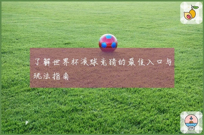 了解世界杯滚球竞猜的最佳入口与玩法指南