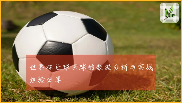 世界杯让球买球的数据分析与实战经验分享