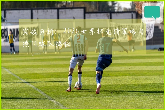 实战分析：2026世界杯竞猜策略与热门球队揭秘
